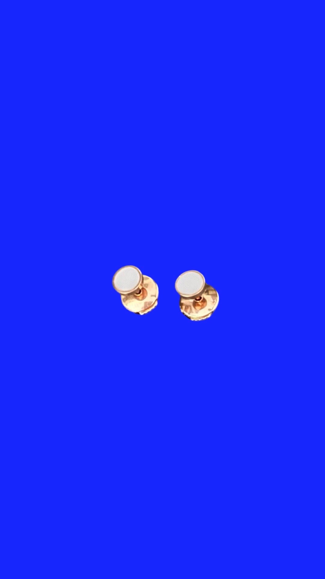 Boucles d'oreille "Azur" émaillées grises