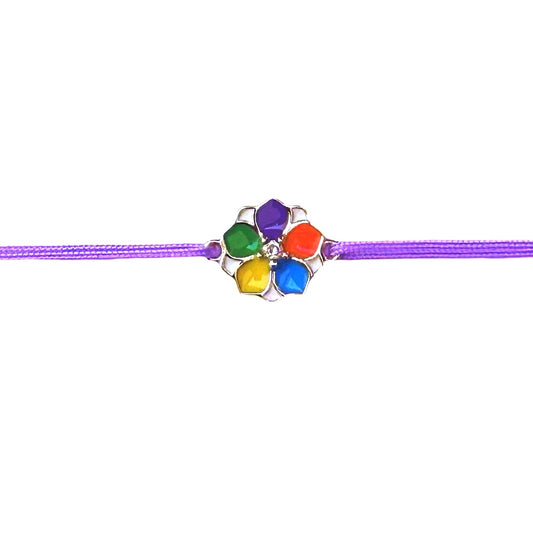Bracelet "Lotus"  émaillé 