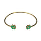 Bracelet "Lucky" émaillé vert