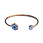 Armband "Aura" vergoldet blau