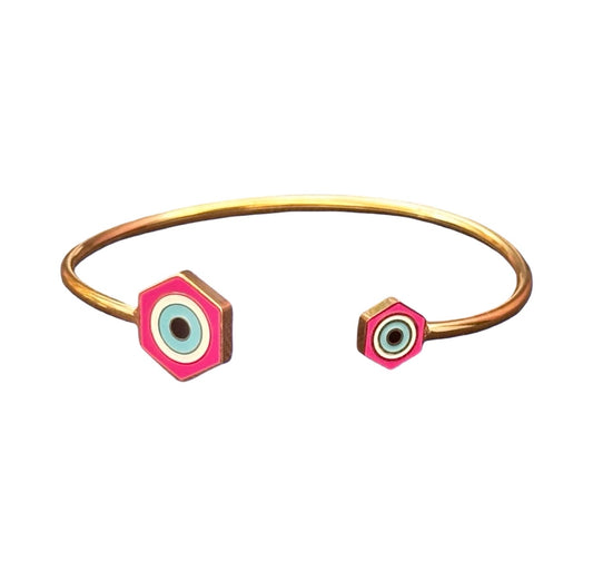 Bracelet "Aura" doré rose