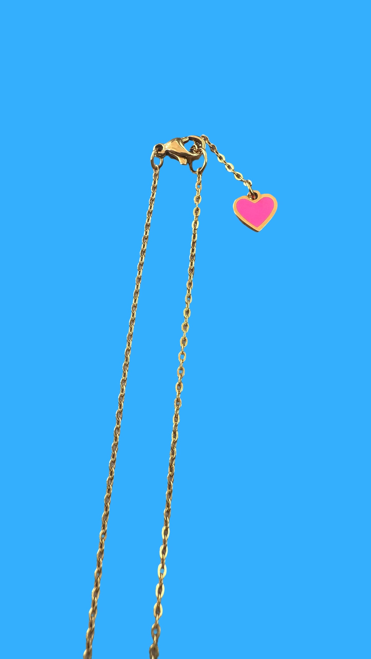 Pendentif émaillé bicolore
