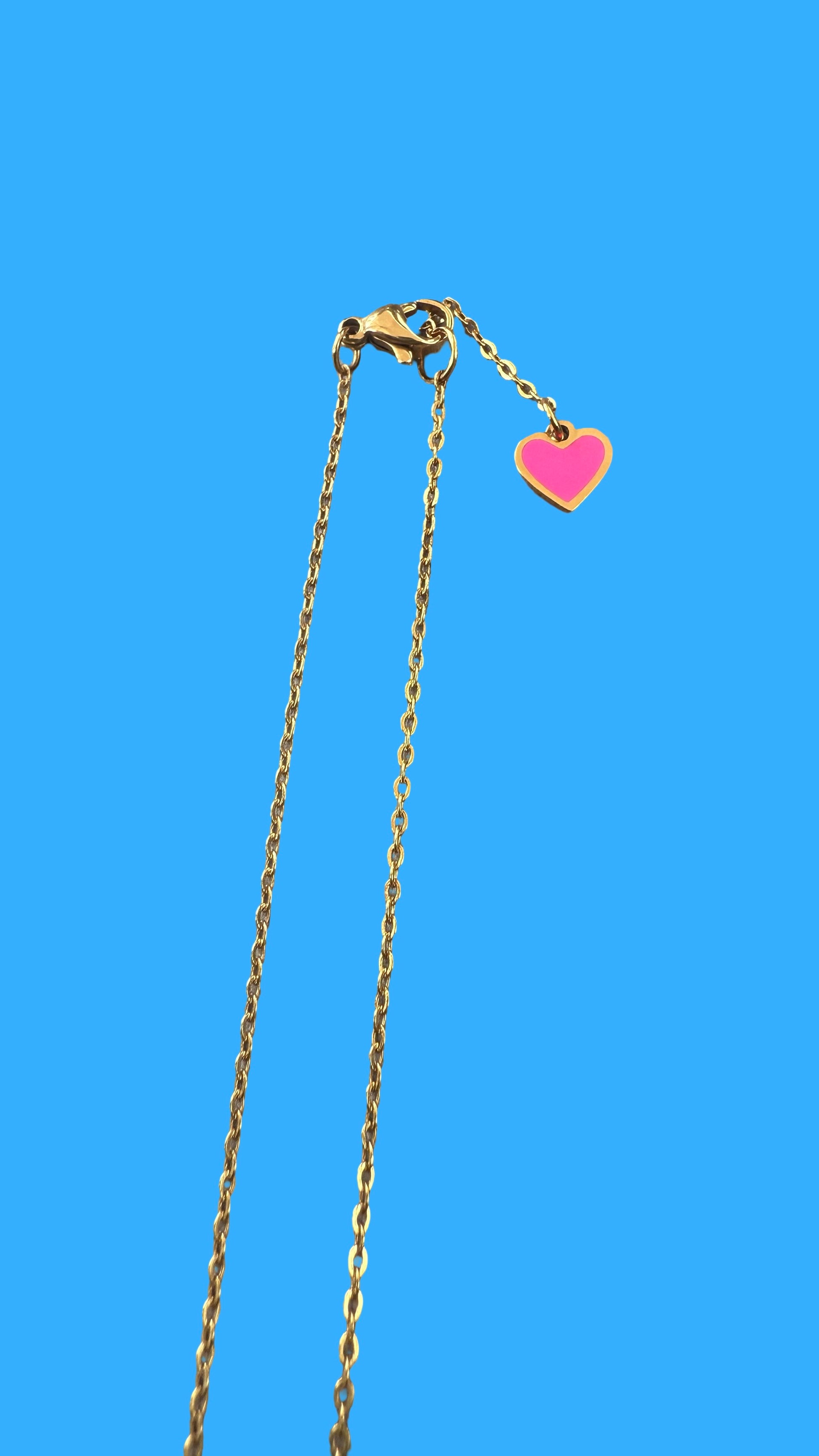 Pendentif émaillé bicolore
