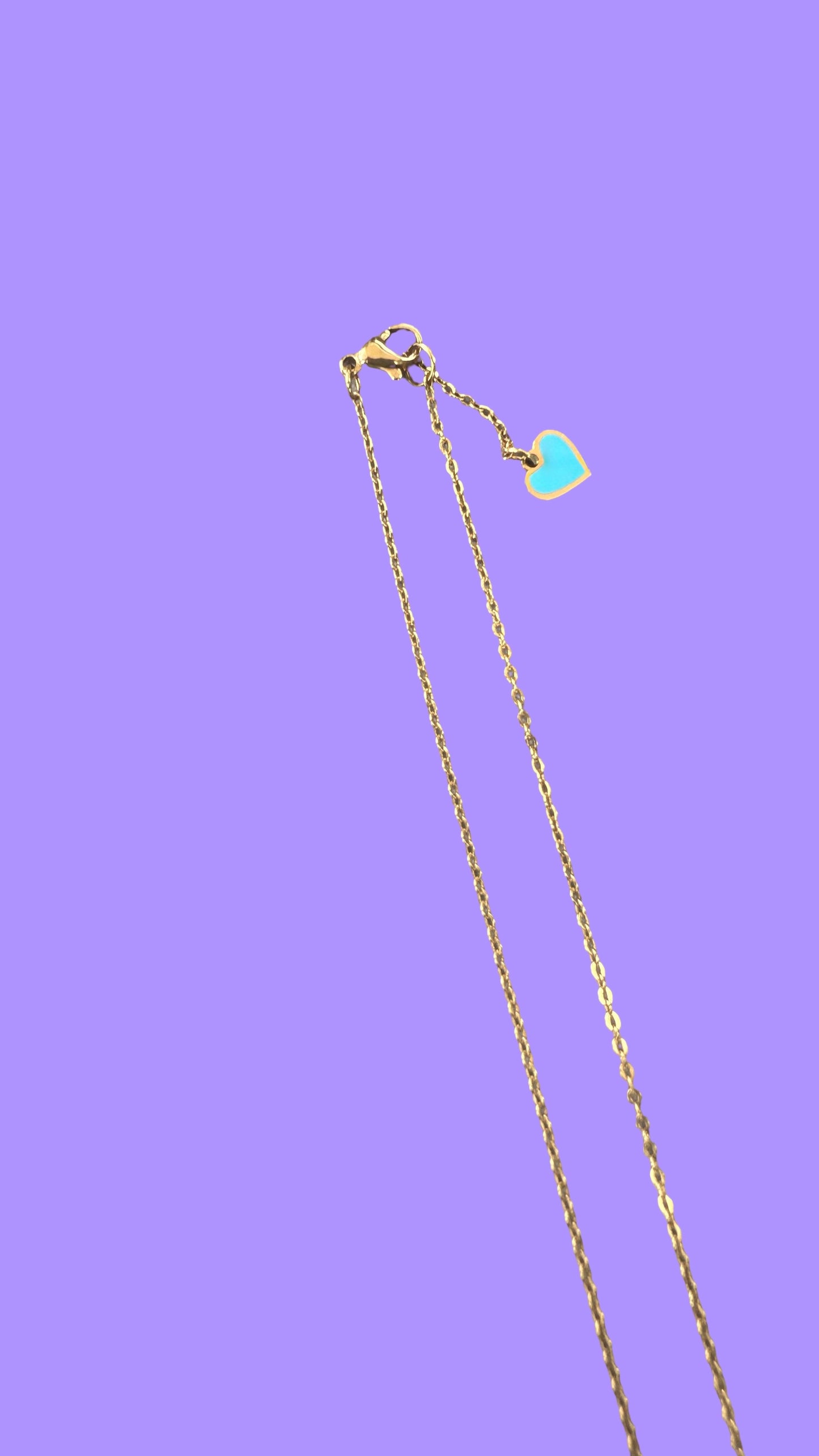 Pendentif émaillé bicolore
