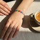 Ring "Lucky" vergoldet, grau emailliert