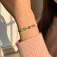 Ring "Lucky" vergoldet, grau emailliert