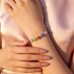 Ring "Lucky" vergoldet, grau emailliert