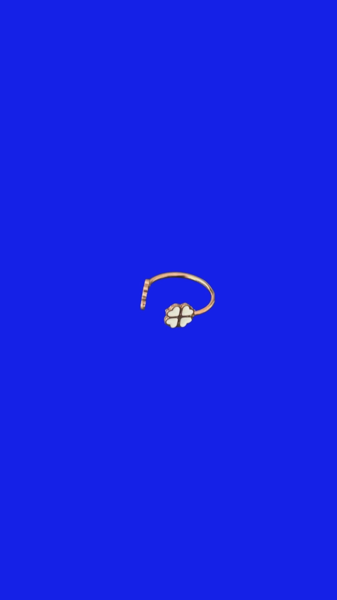 Ring "Lucky" versilbert türkis